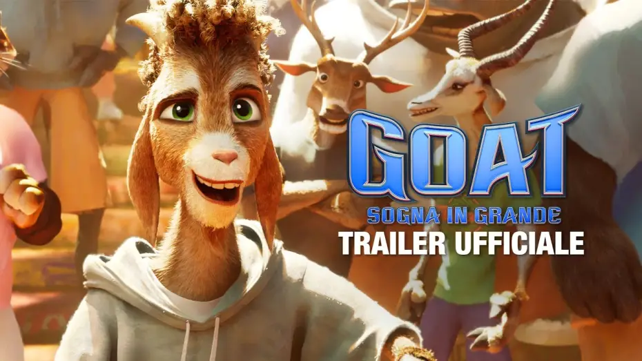Wideo do filmu Wielka mała koza — GOAT - Sogna In Grande - Dal 12 febbraio al cinema - Trailer Ufficiale