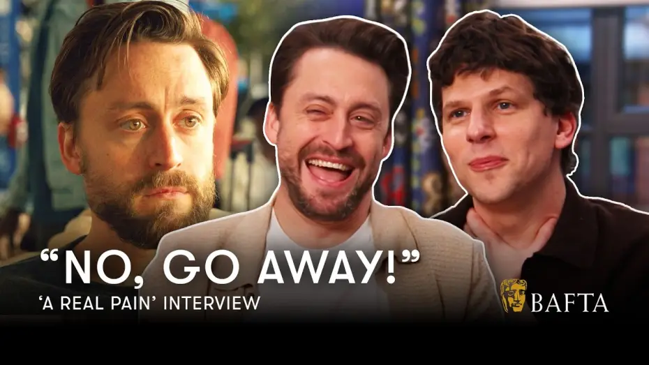 Wideo do filmu Prawdziwy ból — Kieran Culkin's Real-Life Encounter with His A Real Pain Character! | Interview | BAFTA