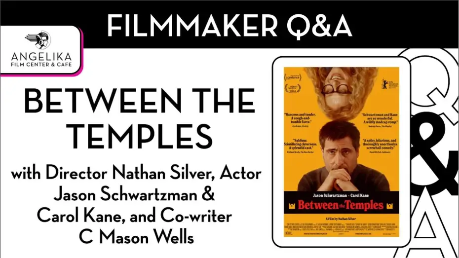 Wideo do filmu Pomiędzy świątyniami — Between the Temples Q&A with Nathan Silver, C. Mason Wells, Carol Kane, and Jason Schwartzman