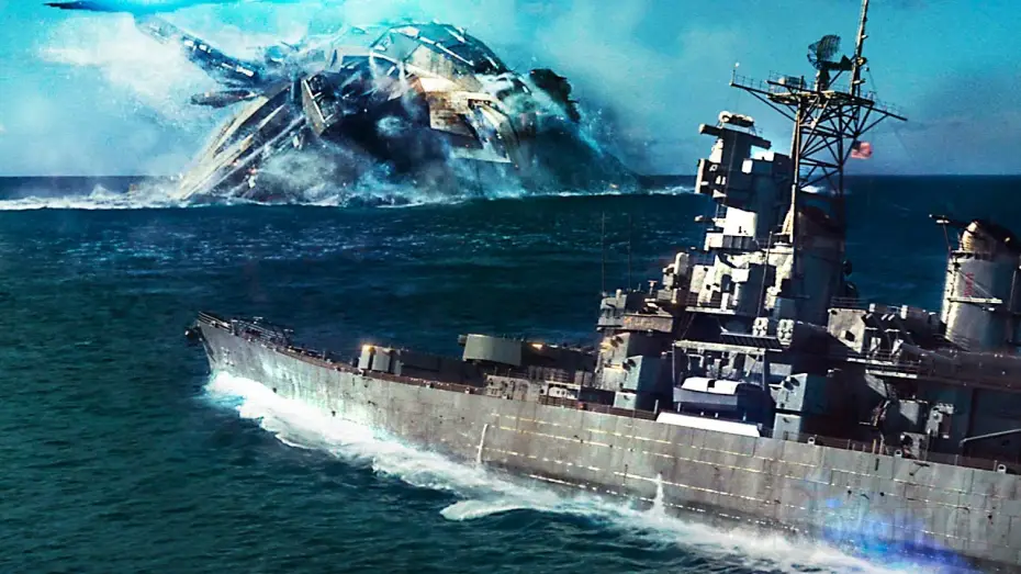 Wideo do filmu Battleship: Bitwa o Ziemię — Un navire de la 2e Guerre mondiale contre le vaisseau mère alien | Battleship | Extrait VF