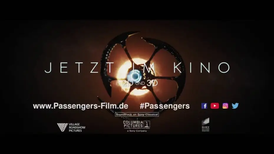 Wideo do filmu Pasażerowie — PASSENGERS - Movie Event 20" - JETZT IM KINO!