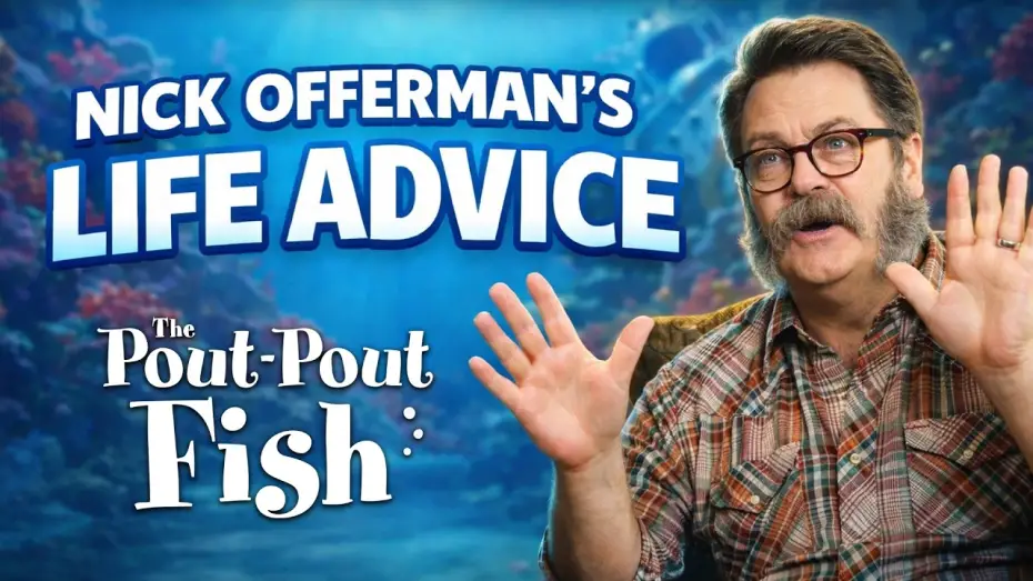 Wideo do filmu Pan Ryba — How to Get Along with Neighbors | Life Lesson's with Nick Offerman from The Pout Pout Fish Movie