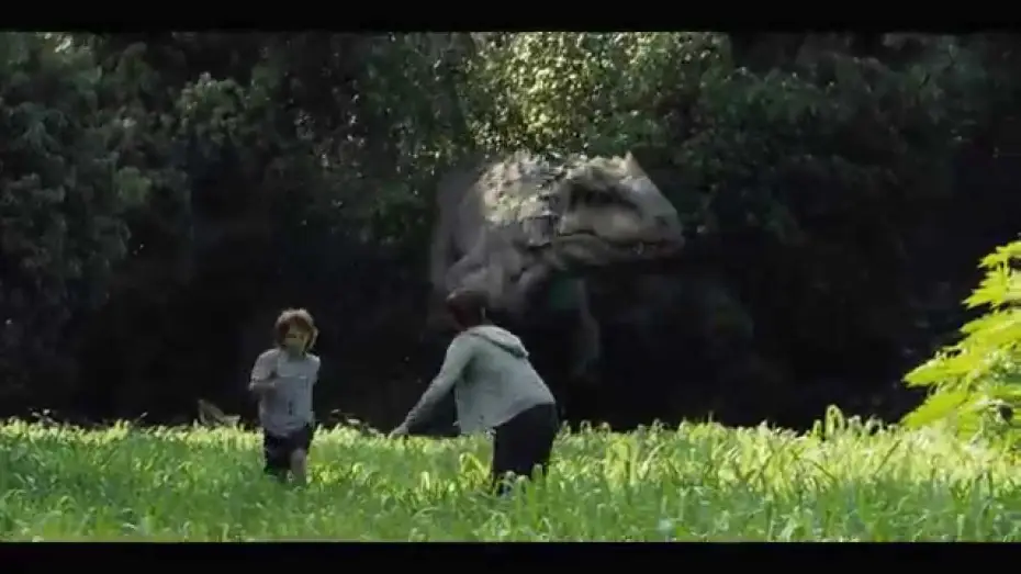 Wideo do filmu Jurassic World — Jurassic World / Extrait 5 "L'Indominus à la poursuite des enfants" VF