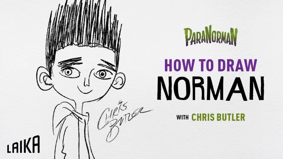 Wideo do filmu ParaNorman — How to Draw Norman from ParaNorman