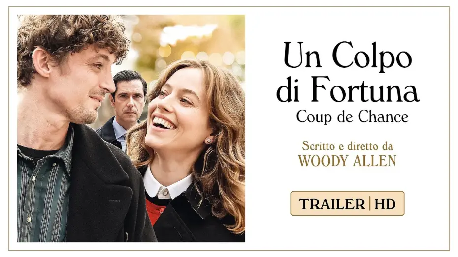 Wideo do filmu Niewierni w Paryżu — Un colpo di fortuna di Woody Allen presentato a Venezia 80 |Trailer ufficiale ITA HD