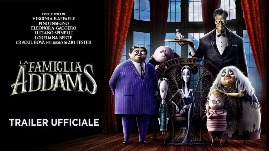 Wideo do filmu Rodzina Addamsów — La famiglia Addams - Teaser trailer italiano ufficiale [HD]