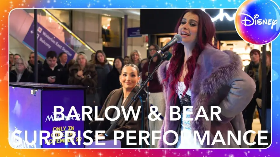 Wideo do filmu Vaiana 2 — Surprise Performance! Barlow & Bear Bring Moana 2 Magic to London Waterloo!