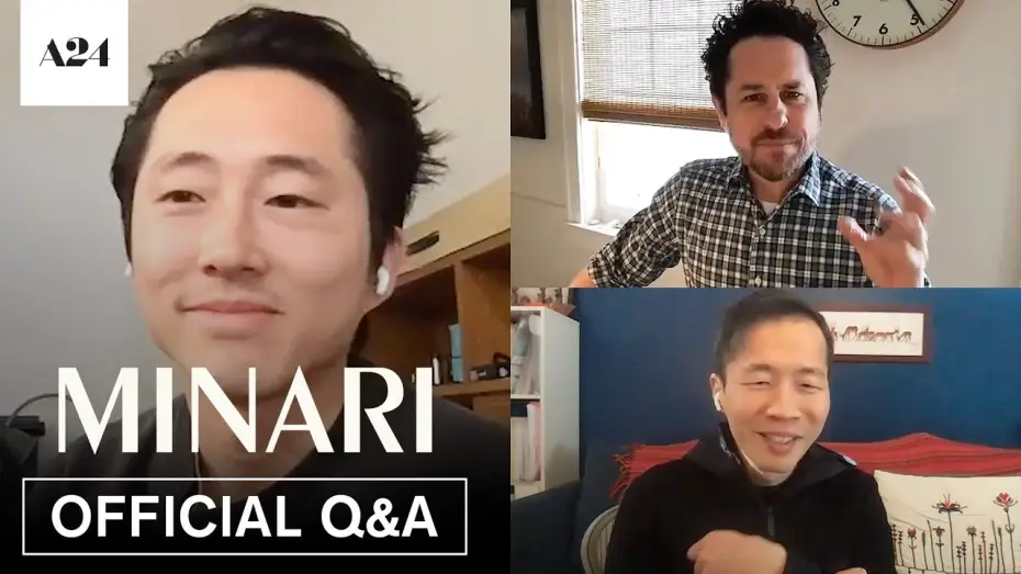 Wideo do filmu Minari — Minari | Q&A with J.J. Abrams, Director Lee Isaac Chung, and star Steven Yeun | A24