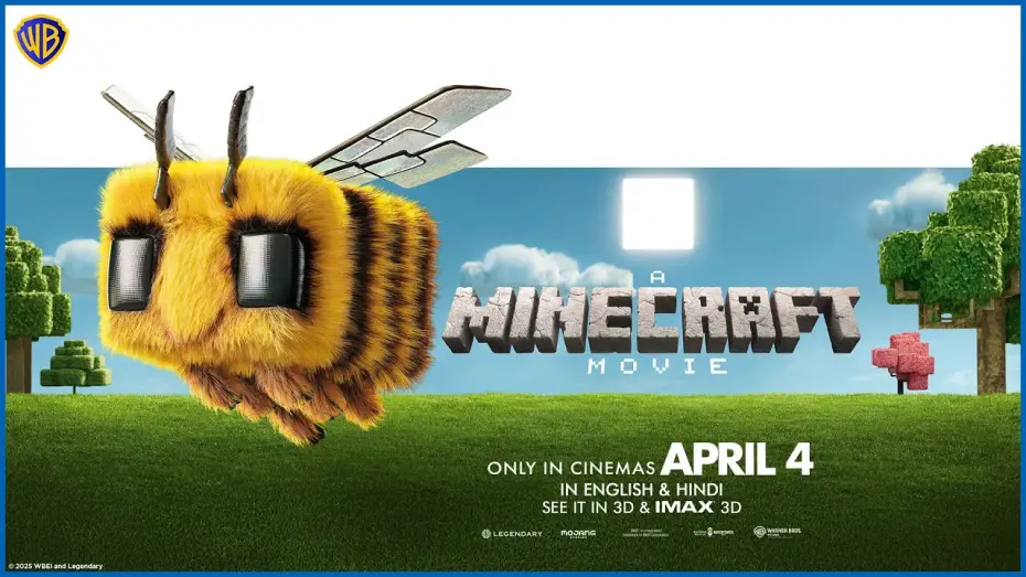 Wideo do filmu Minecraft. Film — In Cinemas on April 4