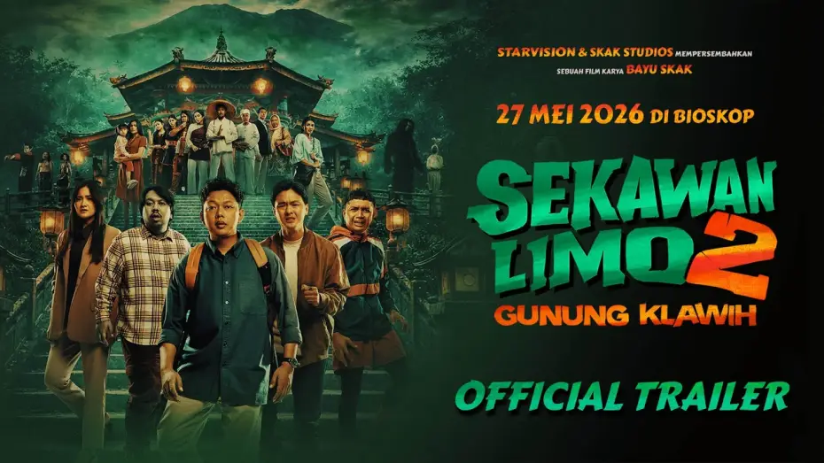 Wideo do filmu Sekawan Limo 2: Gunung Klawih — 𝗦𝗘𝗞𝗔𝗪𝗔𝗡 𝗟𝗜𝗠𝗢 𝟮: 𝗚𝘂𝗻𝘂𝗻𝗴 𝗞𝗹𝗮𝘄𝗶𝗵 - 𝙊𝙛𝙛𝙞𝙘𝙞𝙖𝙡 𝙏𝙧𝙖𝙞𝙡𝙚𝙧