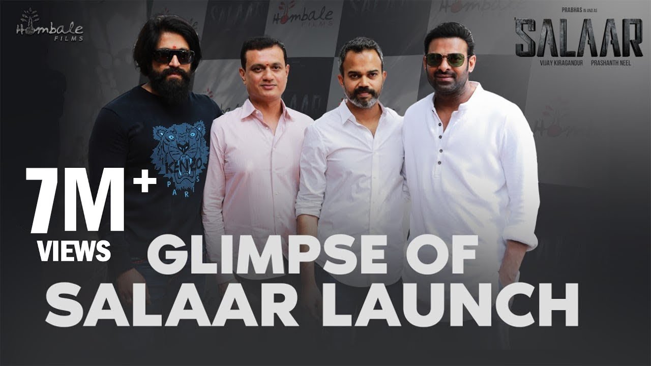 Wideo do filmu సలార్: పార్ట్‌ 1 – సీజ్‌ఫైర్‌ — Glimpse Of Salaar Launch | Prabhas | Prashanth Neel | Vijay Kiragandur | Hombale Films