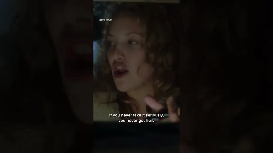 Wideo do filmu U progu sławy — If you never take it seriously, you never get hurt.