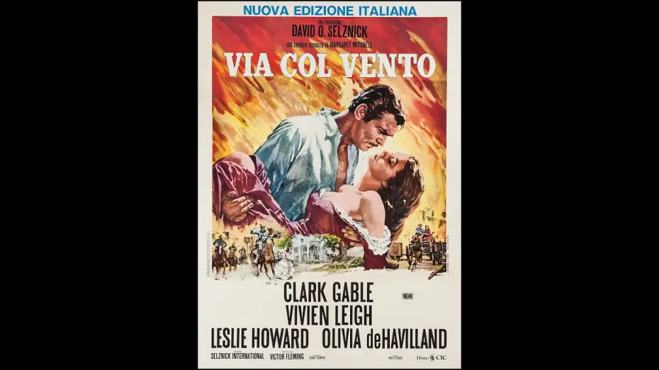 Wideo do filmu Przeminęło z wiatrem — VIA COL VENTO Trailer Italiano del'edizione 1977 Restaurato