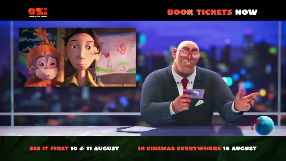 Wideo do filmu Ozi: Głos deszczowego lasu — UK TV Spot