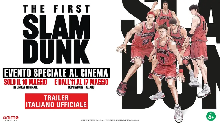 Wideo do filmu The First Slam Dunk — The First Slam Dunk - Trailer Italiano Ufficiale