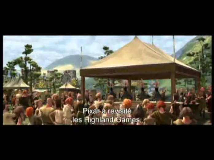 Wideo do filmu Merida Waleczna — Rebelle - Featurette: Pixar en Ecosse VOST