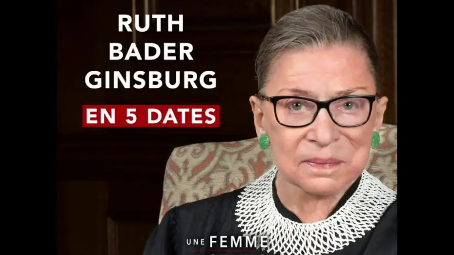 Wideo do filmu Ze względu na płeć — Une femme d'exception - Ruth Bader Ginsburg en 5 dates