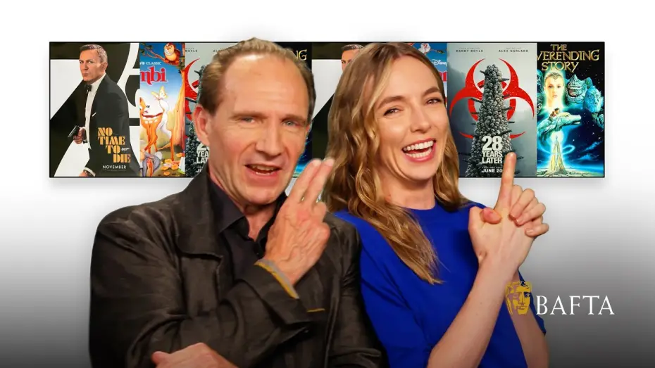 Wideo do filmu 28 lat później — Jodie Comer and Ralph Fiennes are ready for a James Bond x Winnie the Pooh crossover | BAFTA
