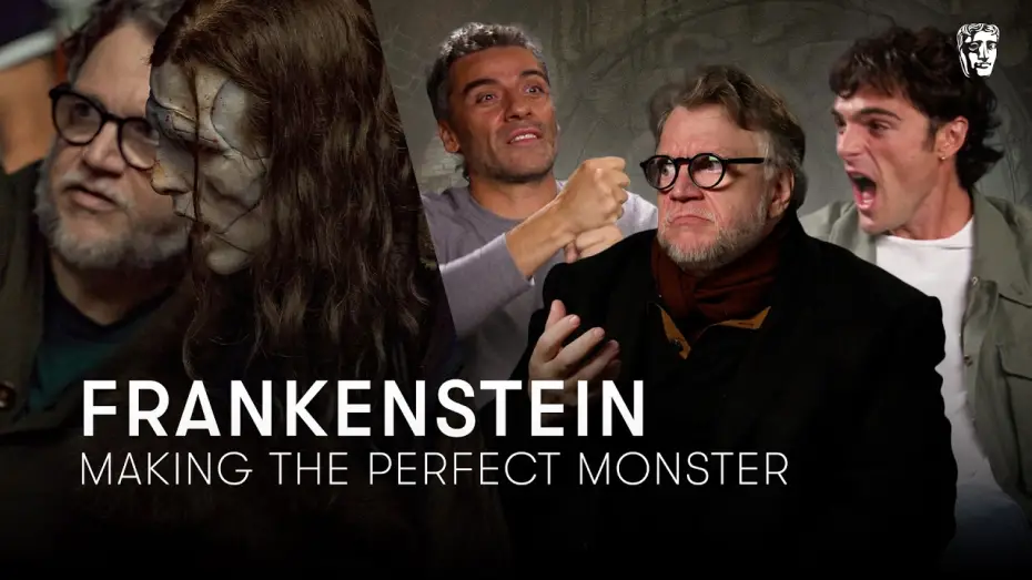 Wideo do filmu Frankenstein — Oscar Isaac, Jacob Elordi & Guillermo del Toro Break Down Frankenstein and The Creature | BAFTA