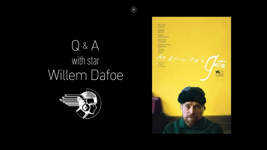 Wideo do filmu Van Gogh. U bram wieczności — At Eternity's Gate Q&A with Willem Dafoe
