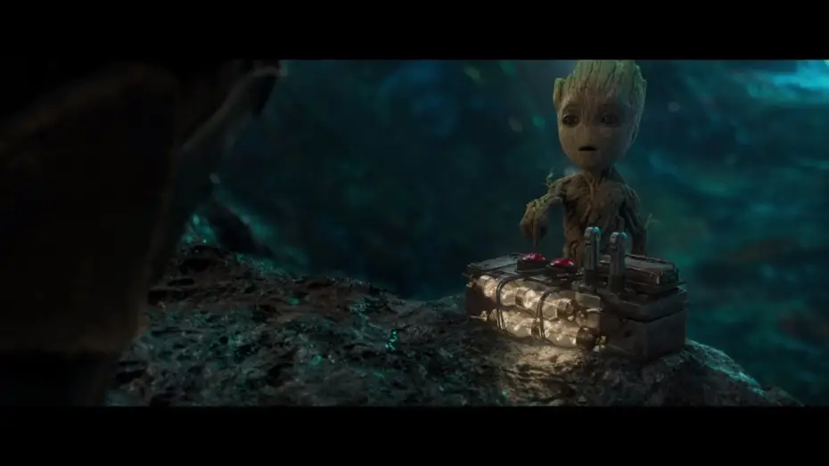 Wideo do filmu Strażnicy Galaktyki vol. 2 — Les Gardiens de la Galaxie Vol.2 - Extrait : N'appuie pas sur ce bouton