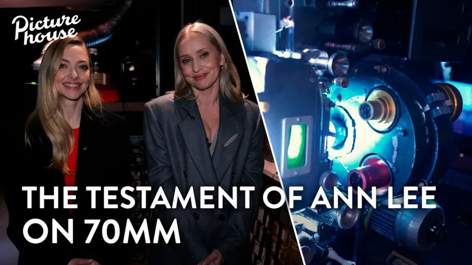 Wideo do filmu Testament Ann Lee — Amanda Seyfried and Mona Fastvold Talk 70mm