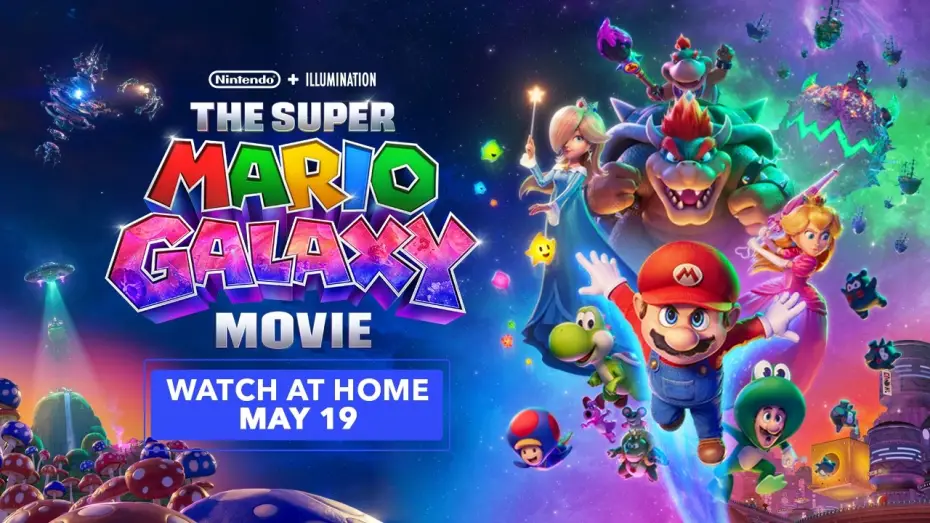 Wideo do filmu Super Mario  Galaxy. Film — Watch at Home May 19th
