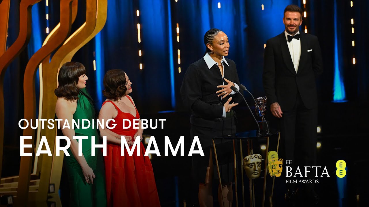 Wideo do filmu Earth Mama — The Earth Mama team wins Outstanding Debut | EE BAFTA Film Awards 2024