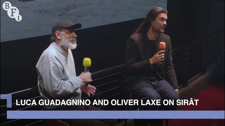 Wideo do filmu Sirāt — Sirât director Oliver Laxe interviewed by Luca Guadagnino | BFI IMAX
