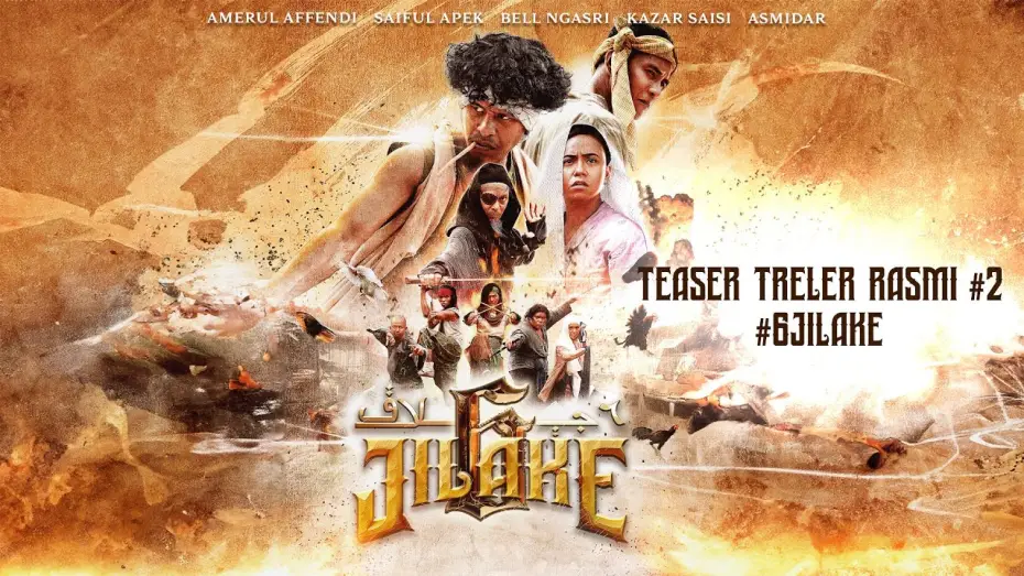 Wideo do filmu 6 Jilake — TEASER TRELER RASMI 6 JILAKE #2 | DI PAWAGAM 24 APRIL 2025