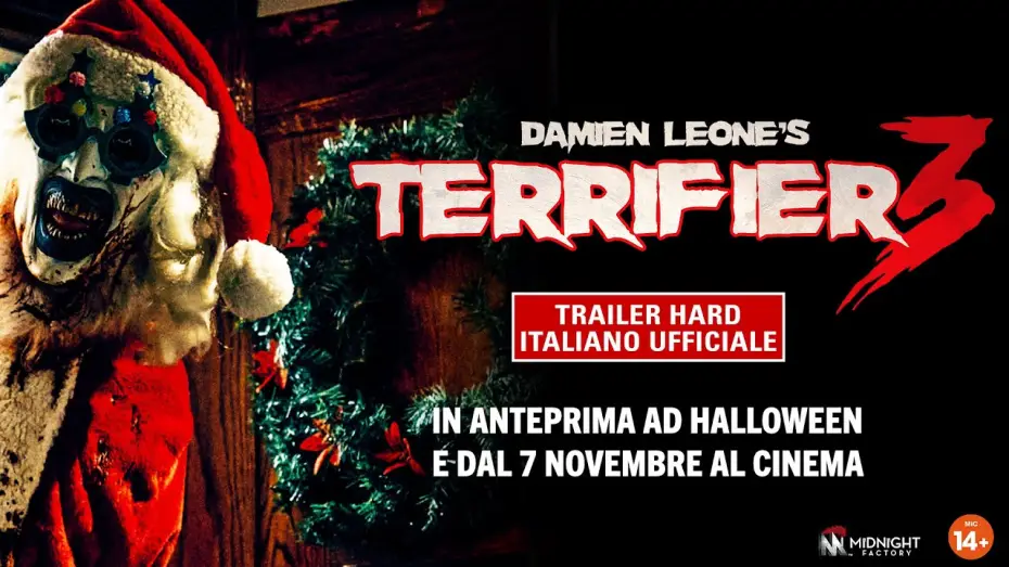 Wideo do filmu Terrifier 3 — Terrifier 3 - Trailer Hard Italiano Ufficiale