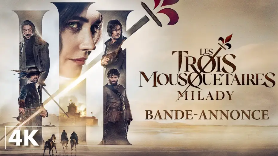 Wideo do filmu Trzej muszkieterowie: Milady — Bande-annonce