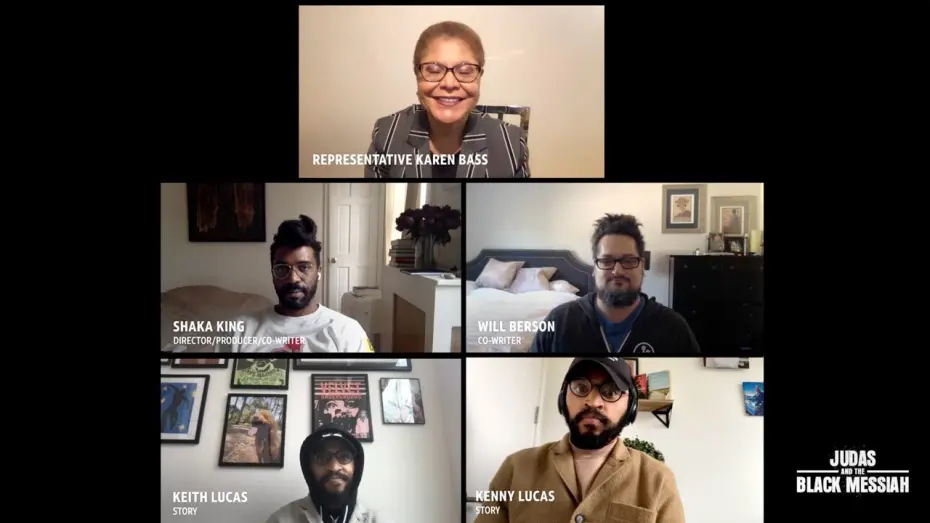 Wideo do filmu Judasz i Czarny Mesjasz — JUDAS AND THE BLACK MESSIAH Q&A Moderated by Rep. Karen Bass