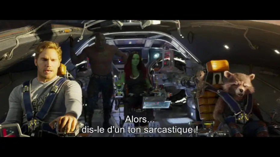 Wideo do filmu Strażnicy Galaktyki vol. 2 — Les Gardiens de la Galaxie Vol. 2 - Extrait : Course poursuite