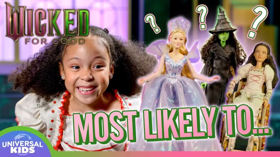 Wideo do filmu Wicked: na dobre — Play "Most Likely To" with the Young Stars of Wicked!