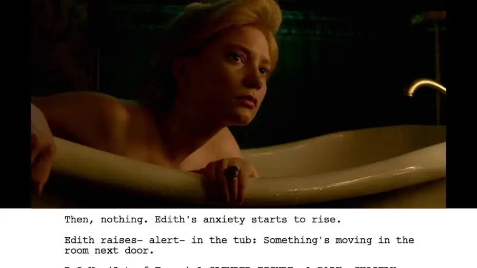 Wideo do filmu Crimson Peak. Wzgórze krwi — From Script to Screen: Bath Scene