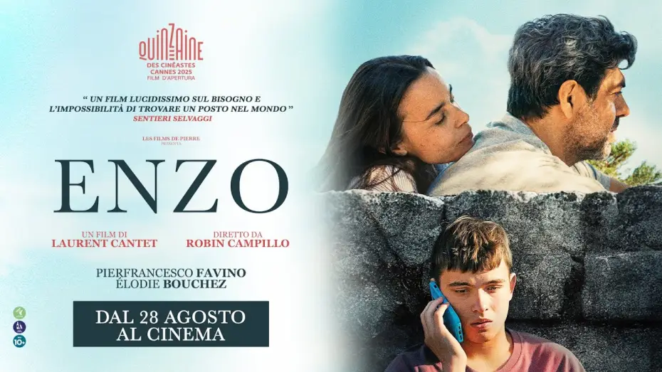 Wideo do filmu Enzo — ENZO - L’ultimo film di Laurent Cantet, diretto da Robin Campillo - Trailer ITA HD