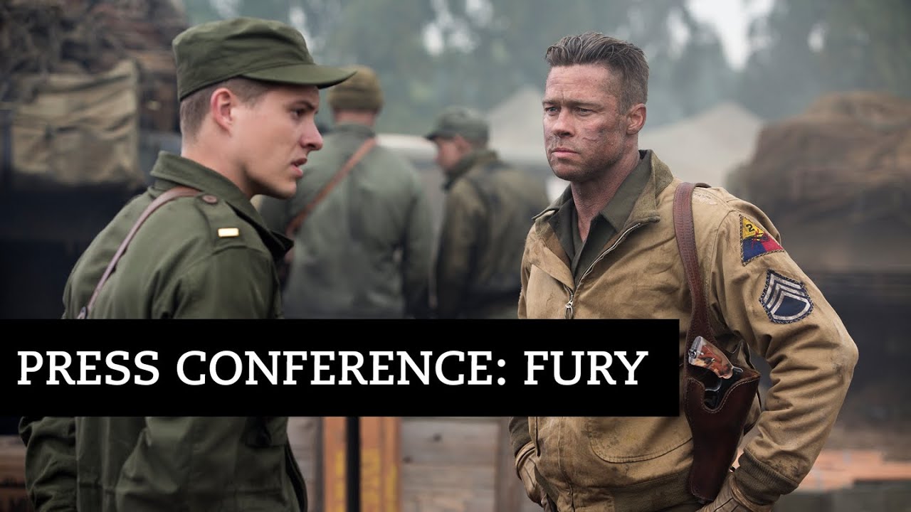 Wideo do filmu Furia — Brad Pitt at the Fury Press Conference | BFI #LFF