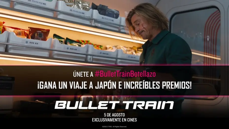 Wideo do filmu Bullet Train — #BulletTrainBotellazo. Acepta el reto y consigue un increíble viaje a Japón.