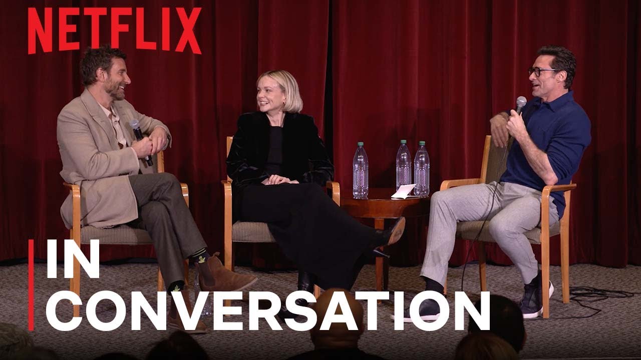 Wideo do filmu Maestro — Bradley Cooper, Carey Mulligan discuss Maestro with Hugh Jackman