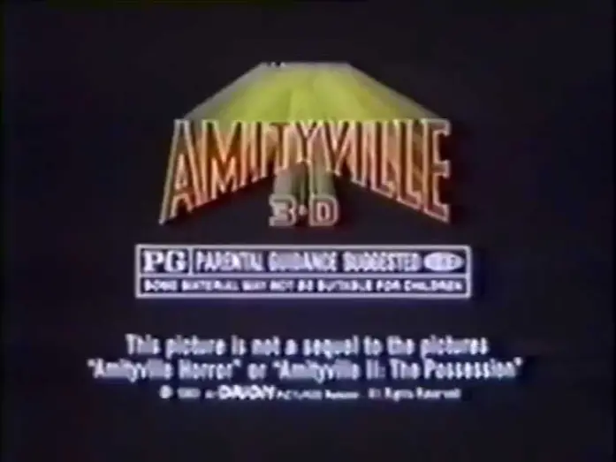 Wideo do filmu Amityville III: Demon — Amityville 3-D 1983 TV trailer