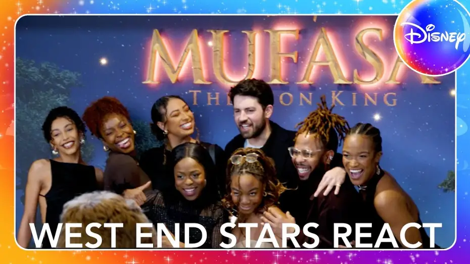 Wideo do filmu Mufasa: Król Lew — Exclusive Reactions from Disney UK & West End Stars!
