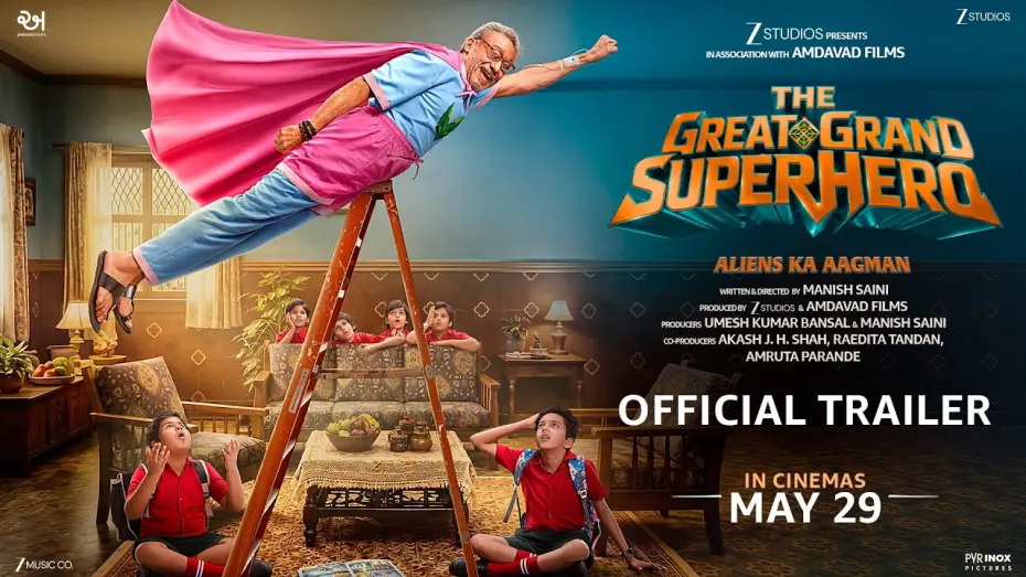 Wideo do filmu The Great Grand Superhero — The Great Grand Superhero - Aliens Ka Aagman | Official Trailer | Jackie S. | Prateik S. P. | May 29