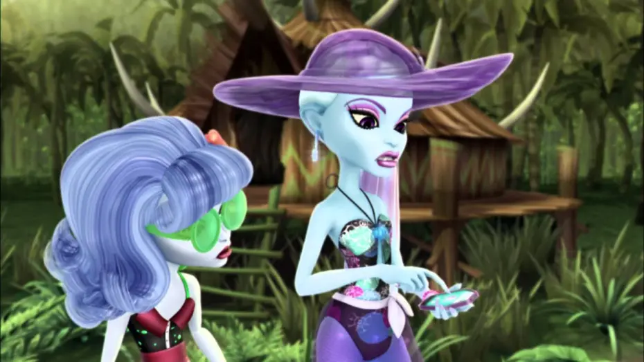 Wideo do filmu Monster High: Ucieczka ze Skalnej Czaszki — Monster High: Побег с острова Черепов - Трейлер