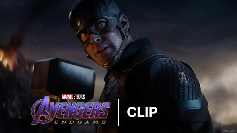 Wideo do filmu Avengers: Koniec gry — Captain America (Steve Rogers) Wields Mjolnir - Official Clip