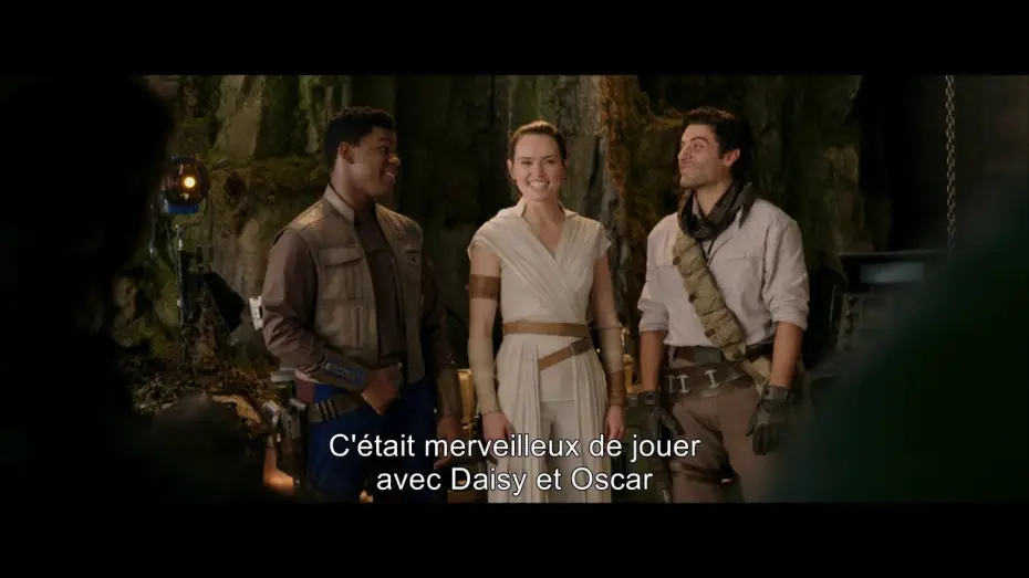 Wideo do filmu Gwiezdne wojny: Skywalker. Odrodzenie — Star Wars : L'Ascension de Skywalker - Reportage : "L'amitié" [VOST]
