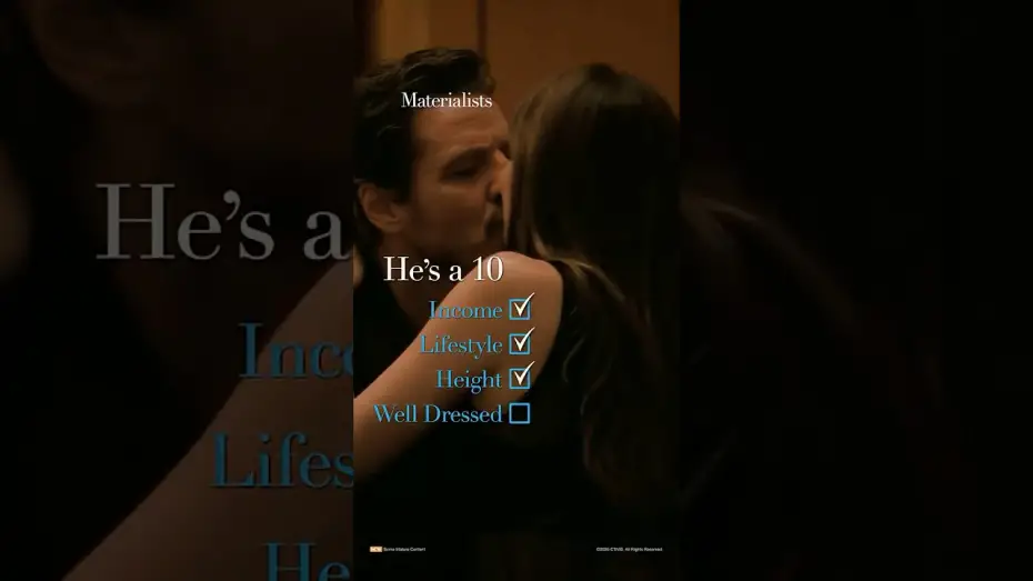 Wideo do filmu Materialiści — He's a Ten