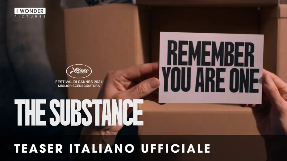 Wideo do filmu Substancja — THE SUBSTANCE | Teaser Trailer italiano ufficiale HD