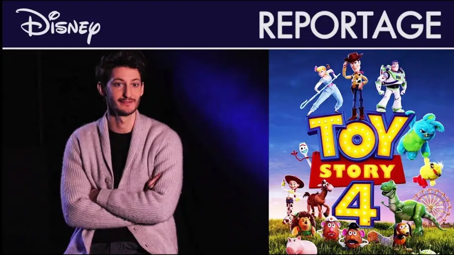 Wideo do filmu Toy Story 4 — Toy Story 4 - Reportage : "Pierre Niney parle de Fourchette" VF