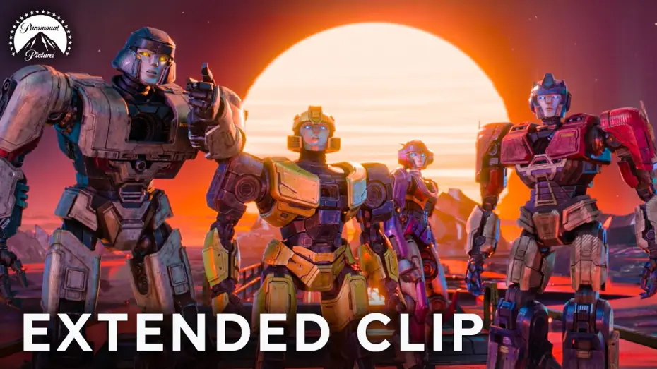 Wideo do filmu Transformers: Początek — Hijacking Cargo Train Clip w/ Optimus Prime and Megatron